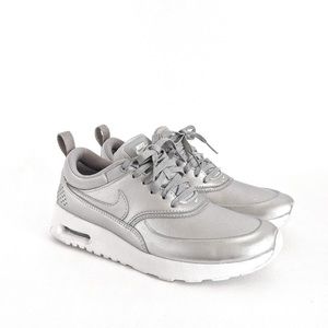 Nike Air Max Thea Metallic Silver Sneakers